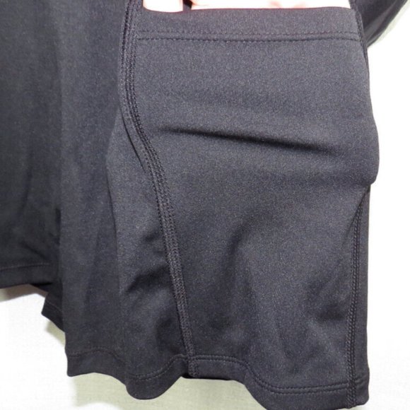 Halara Black Low Cut V-Neck Ruched Shoulder Mini Dress Size XS - Picture 11 of 11